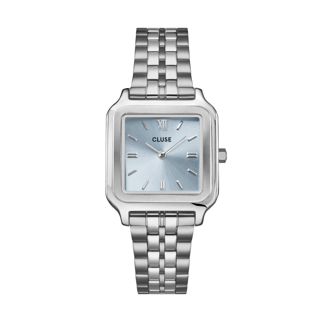 MONTRE Dame GRACIEUSE fond bleu clair CLUSE CW11904