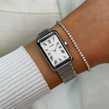 Charger l&#39;image dans la galerie, MONTRE Dame BELISENNA argentée fond blanc CLUSE CW15002
