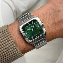 Charger l&#39;image dans la galerie, MONTRE Homme CLUSE Quadrus fond vert CW25702
