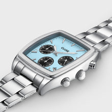 Charger l&#39;image dans la galerie, MONTRE Homme CLUSE Quartaut chrono fond bleu ciel CW52005
