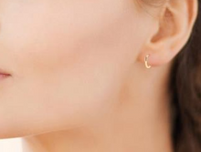 Charger l&#39;image dans la galerie, BOUCLES D OREILLES Dame Créoles  PLAQUE OR
