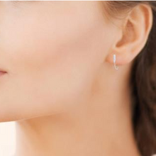 Charger l&#39;image dans la galerie, BOUCLES D OREILLES Femme ARGENT RHODIE OZ
