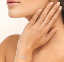 Charger l&#39;image dans la galerie, BRACELET Dame motif &quot;coeurs&quot; ARGENT
