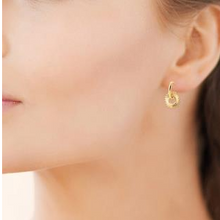 Charger l&#39;image dans la galerie, CREOLE PLAQUE OR Femme pampille
