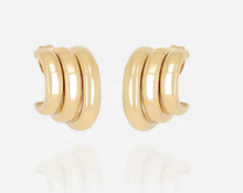 Charger l&#39;image dans la galerie, BOUCLES D&#39;OREILLES  Dame ACIER DORE ERMINEA  ZAG SEC25514-01UNI
