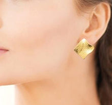 Charger l&#39;image dans la galerie, BOUCLES D OREILLES Femme ACIER PVD DORE

