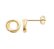 Charger l&#39;image dans la galerie, BOUCLES D OREILLES Femme PLAQUE OR
