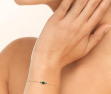 Charger l&#39;image dans la galerie, BRACELET Dame pierres naturelles jaspe  PLAQUE OR
