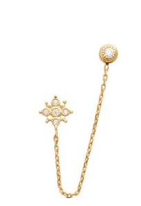 BOUCLE D OREILLE FEMME plaqué or