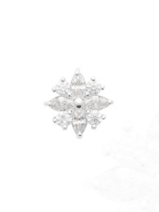BOUCLE D OREILLE Femme ARGENT A L UNITE