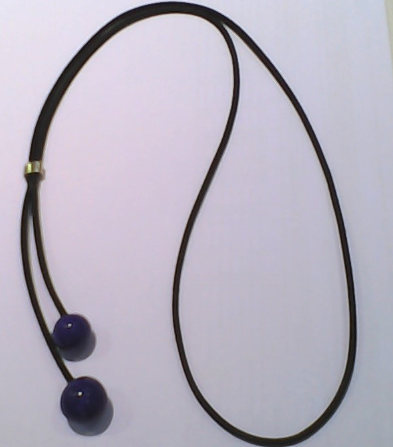 COLLIER Dame  EN CERAMIQUE BLEUE GEVOLE SWAN