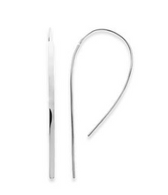 Charger l&#39;image dans la galerie, BOUCLES D OREILLES Femme ARGENT RHODIE
