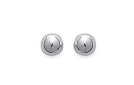 BOUCLES D'OREILLES Dame boules Argent
