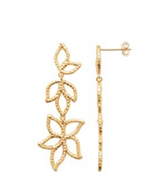 Charger l&#39;image dans la galerie, BOUCLES D OREILLES Femme PLAQUE OR
