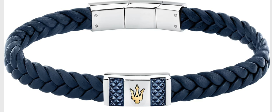 BRACELET Homme CUIR  TRESSE /ACIER MASERATI JM429IK03