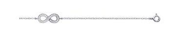 BRACELET Dame micro-serti infini ARGENT