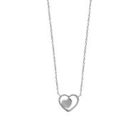 COLLIER Dame coeur ARGENT