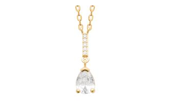COLLIER Dame oydes PLAQUE OR