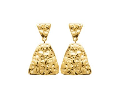 BOUCLES D OREILLES Femme ACIER INOXYDABLE DORE