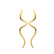 Charger l&#39;image dans la galerie, BOUCLES D OREILLES Femme ACIER INOXYDABLE DORE
