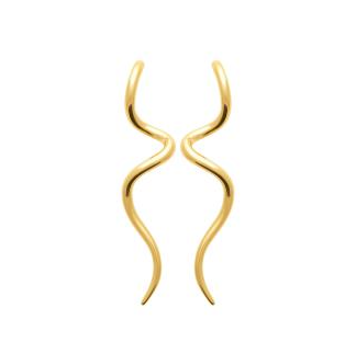 BOUCLES D OREILLES Femme ACIER INOXYDABLE DORE