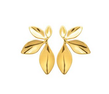 Charger l&#39;image dans la galerie, BOUCLES D OREILLES ACIER INOXYDABLE DORE
