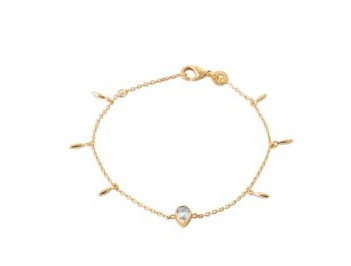 BRACELET Femme PLAQUE OR OXYDE
