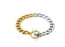 Charger l&#39;image dans la galerie, BRACELET Femme ACIER ET PVD DORE
