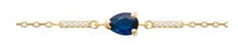 Charger l&#39;image dans la galerie, BRACELET Dame oxyde bleu PLAQUE OR
