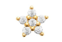 Charger l&#39;image dans la galerie, PIERCING D OREILLE Femme PLAQUE OR ET TITANE
