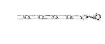 BRACELET UNISEX ARGENT RHODIE ALTERNE 1/1