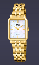 Charger l&#39;image dans la galerie, MONTRE Dame coffret  bracelet acier doré LOTUS 19009/1
