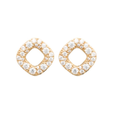 BOUCLES D OREILLES Femme PLAQUE OR OZ