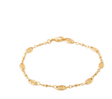 Charger l&#39;image dans la galerie, BRACELET Dame ovales ajourés PLAQUE OR
