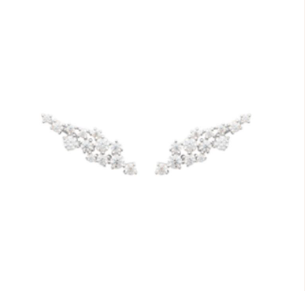 BOUCLES D OREILLES Femme ARGENT RHODIE OXYDES