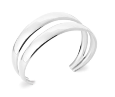 JONC ouvert Femme ACIER ARGENTE