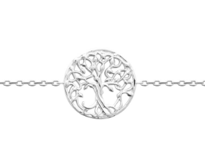BRACELET femme ARGENT RHODIE ARBRE DE VIE