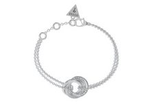 Charger l&#39;image dans la galerie, BRACELET Dame empierré &quot;mini liens&quot; Acier Inoxydable GUESS JUBB04063JWRHS
