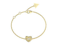 Charger l&#39;image dans la galerie, BRACELET Dame &quot;L.O.V.E&quot; Acier rhodié inoxydable GUESS JUBB05461JWYGS
