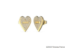Charger l&#39;image dans la galerie, BOUCLES D&#39;OREILLES Dame LOVE ME TENDER acier Doré GUESS JUBE03251JWYG

