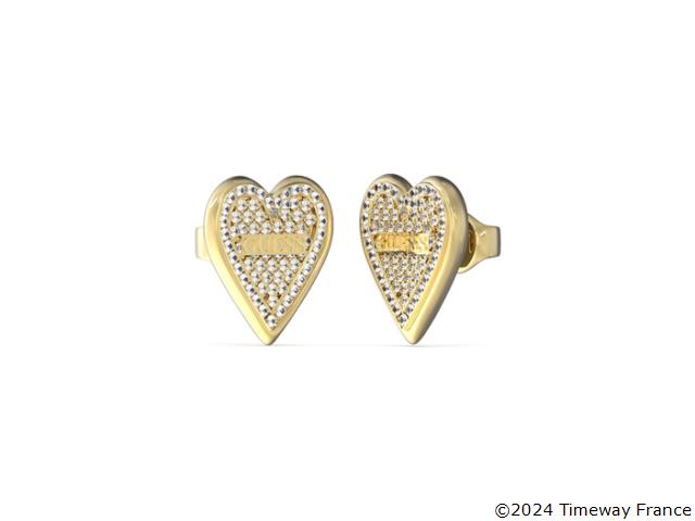 BOUCLES D'OREILLES Dame LOVE ME TENDER acier Doré GUESS JUBE03251JWYG