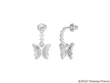 Charger l&#39;image dans la galerie, BOUCLES D&#39;OREILLES CHRYSALIS Dame Acier Blanc GUESS JUBE04111JWRH
