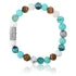 Charger l&#39;image dans la galerie, BRACELET Mixte Turquoise /Agate verte / Howlite / Oeil de tigre LAUREN STEVEN
