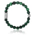 Charger l&#39;image dans la galerie, BRACELET MIXTE oeil de tigre vert LAUREN STEVEN
