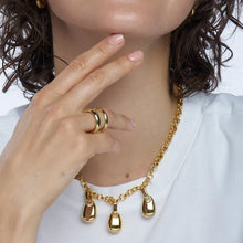 Charger l&#39;image dans la galerie, PENDENTIF DAME &quot;Drop doré&quot; BANGLE-UP
