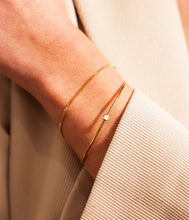 Charger l&#39;image dans la galerie, BRACELET FEMME Acier doré ZAG JONC LIONEL SBJ25600-01WHT
