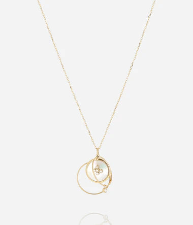 COLLIER Femme ACIER DORE ZAG SELIS SNM26583
