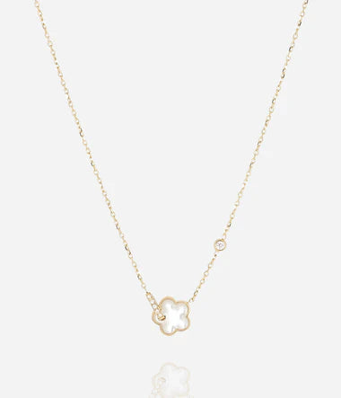 Collier Naïs Femme ACIER DORE ET NACRE ZAG SNS26588-01SEL