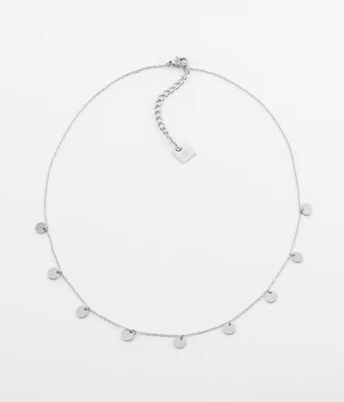 COLLIER Dame CONFETTIS acier doré ZAG SNS4242