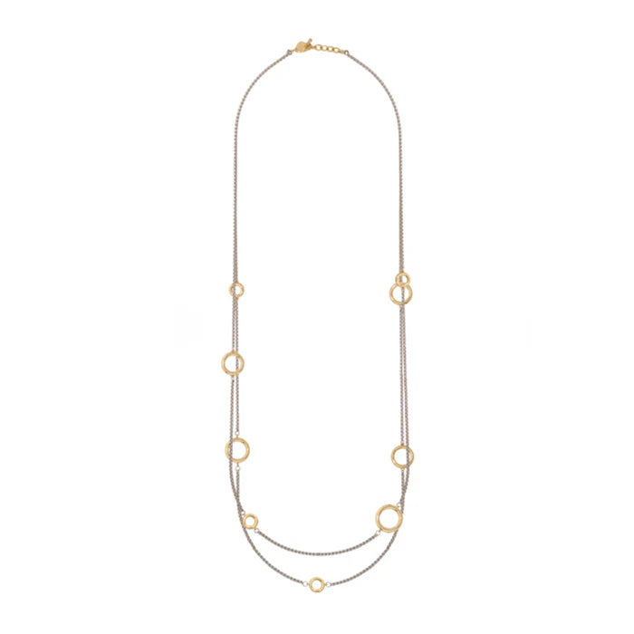 COLLIER Dame Sautoir EYELET - Bicolore BANGLE-UP BUP22-EYE-SAU02